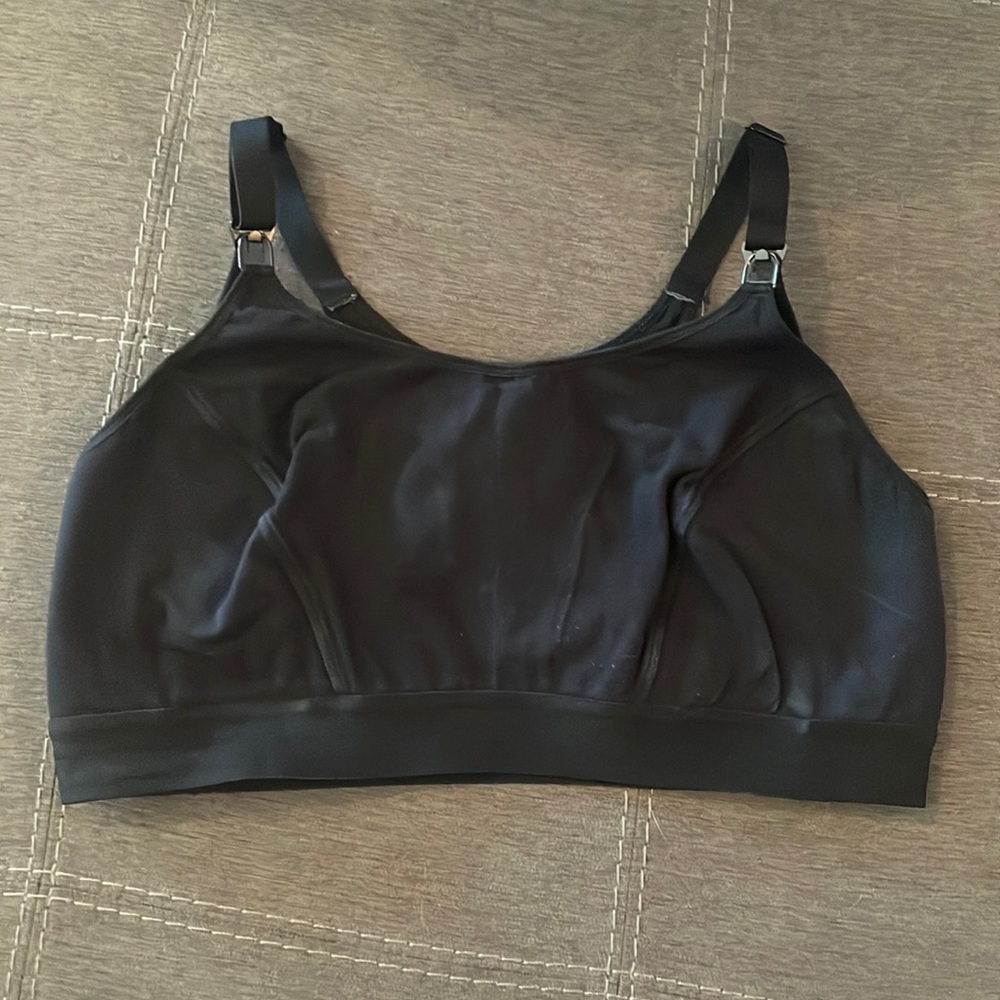 Gratlin XXL Black Nursing Bra